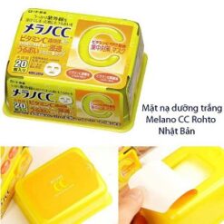 mặt nạ dưỡng trắng melano CC