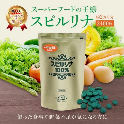 Viên uống tảo xoắn spirulina