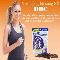 Viên uống bổ sung sắt DHC Nhật Bản 60 ngày