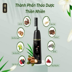 Lược phủ bạc thảo dược Komi Nhật Bản 350ml